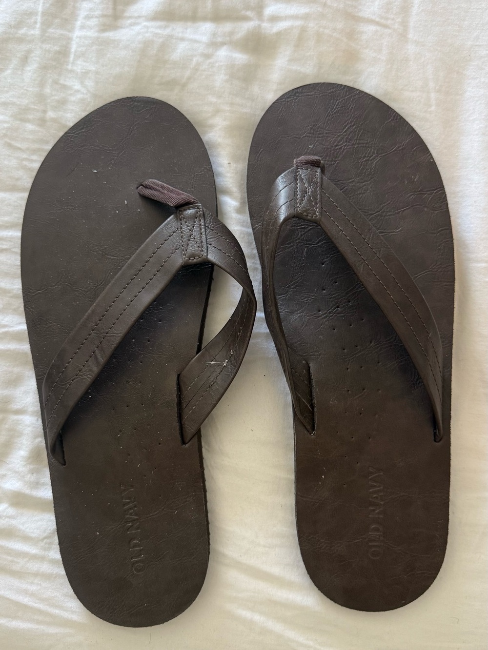 Old Navy Men's Dark Brown Thong Flip-Flops